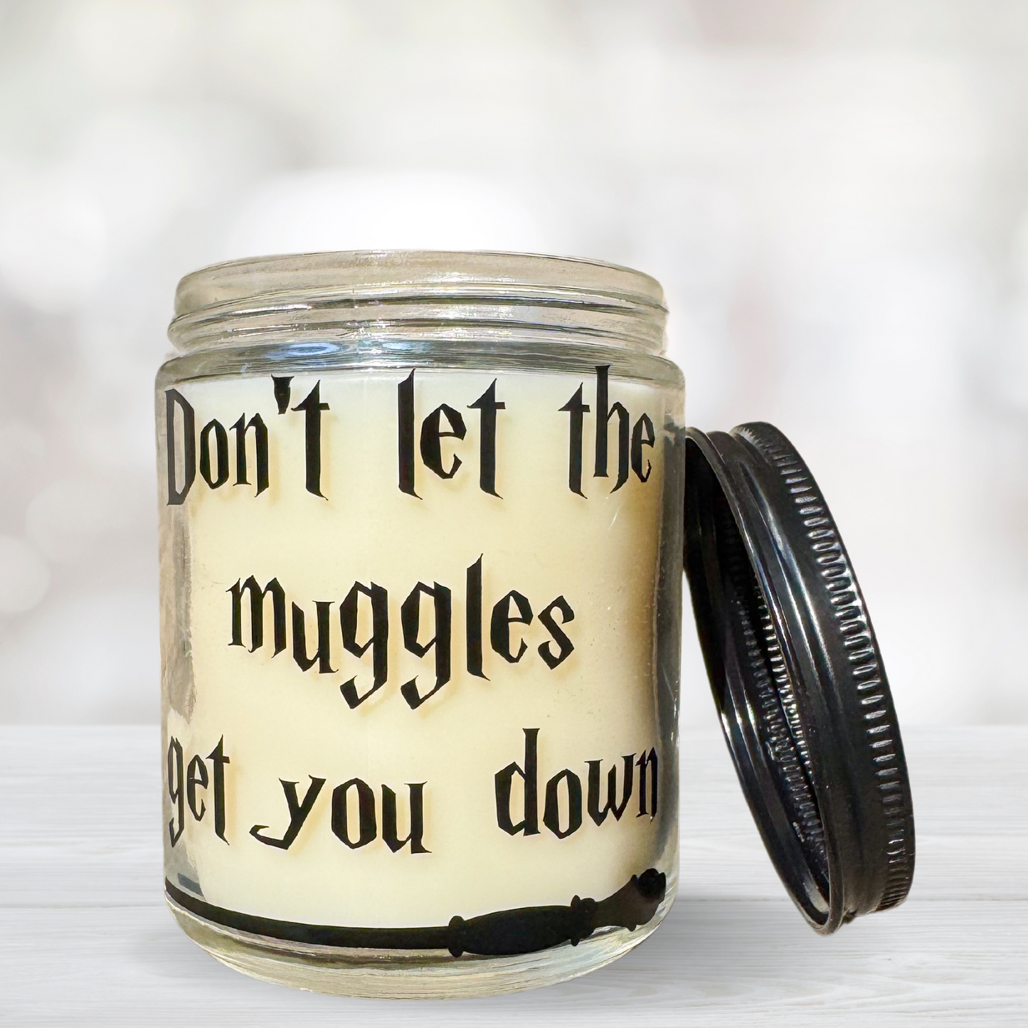 Don't Let The Muggles Get You Down Harry Potter Scented Candle
