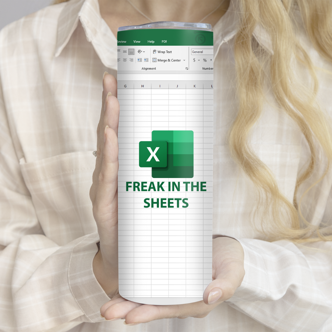 Freak in the Sheets Excel 20oz Tumbler