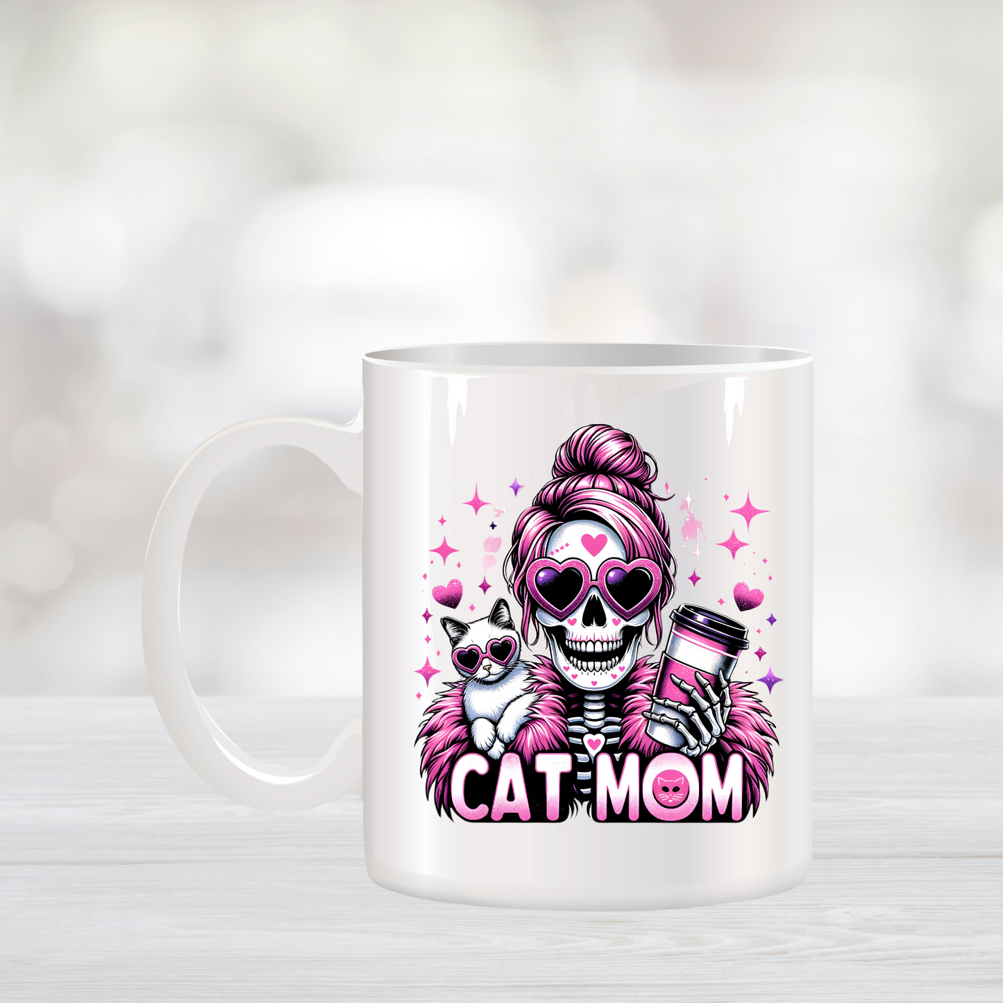 Cat Mom Coffee Mug