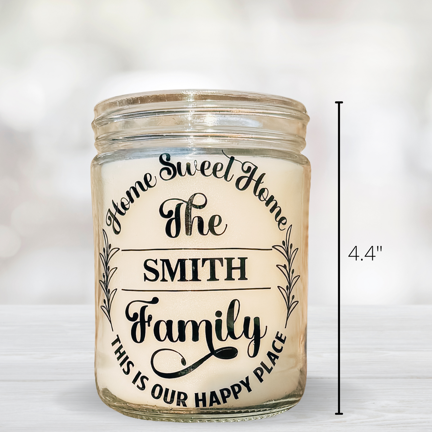 Home Sweet Home Personalized 14oz Handmade Scented Candle