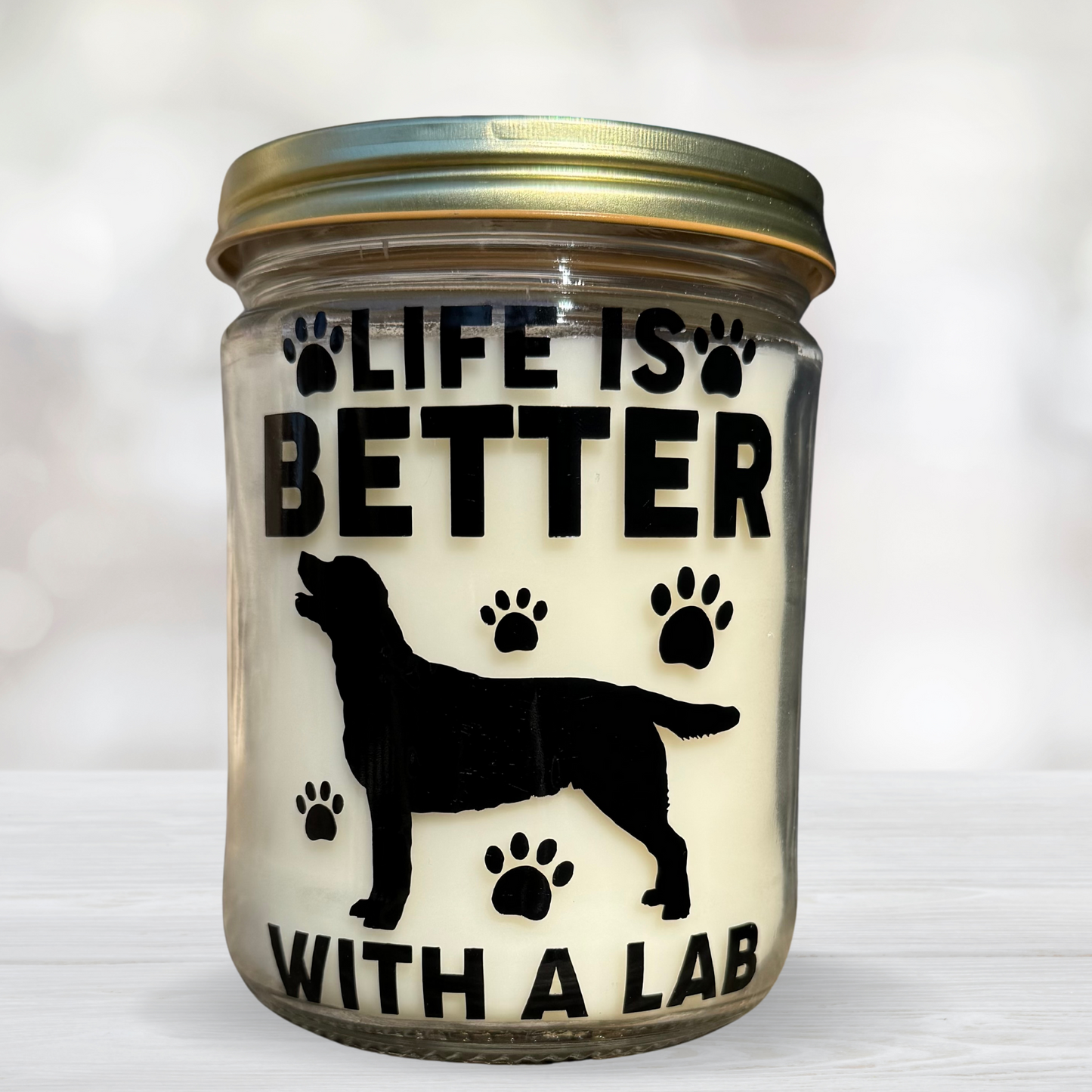 Life is Better with a Lab 14oz Handmade Scented Candle