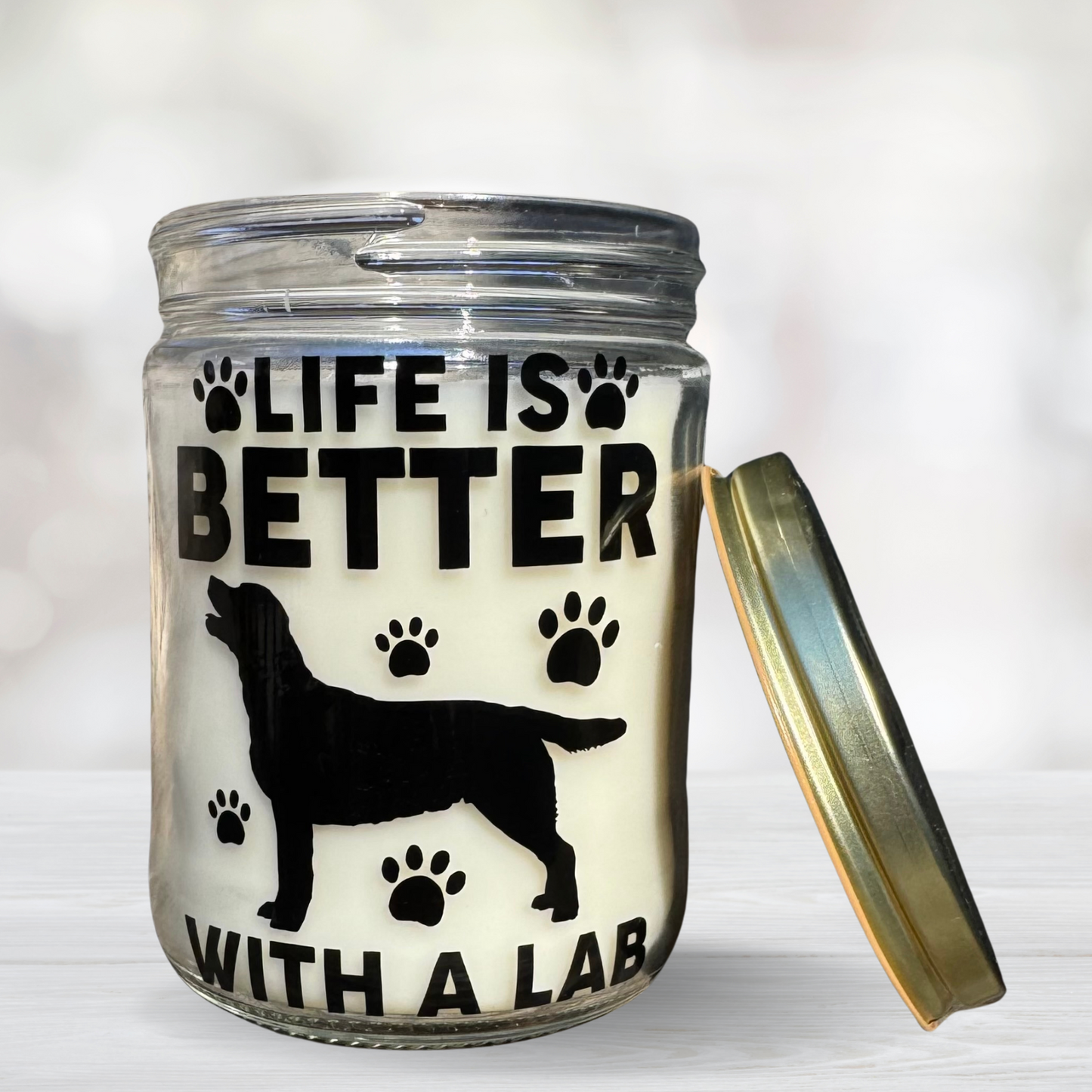 Life is Better with a Lab 14oz Handmade Scented Candle