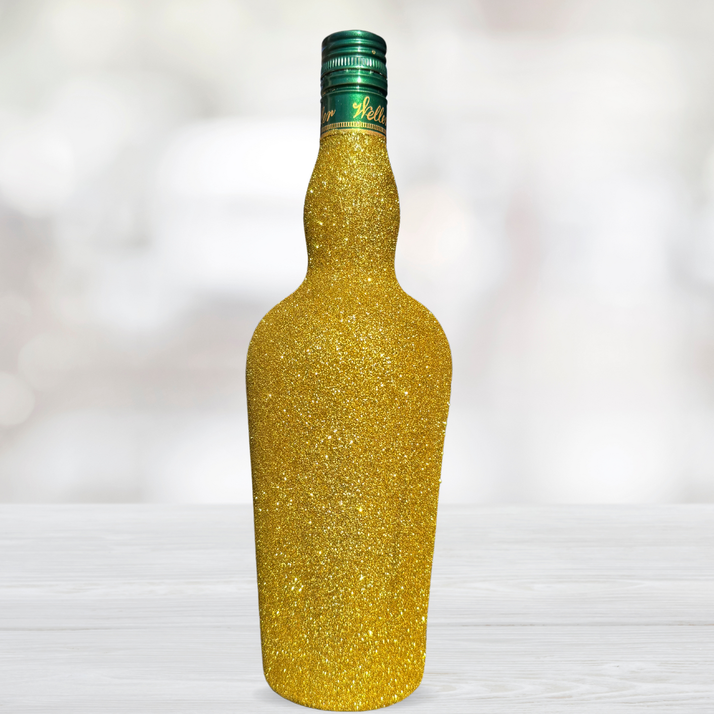 Decorative Gold Glitter Weller Bottle