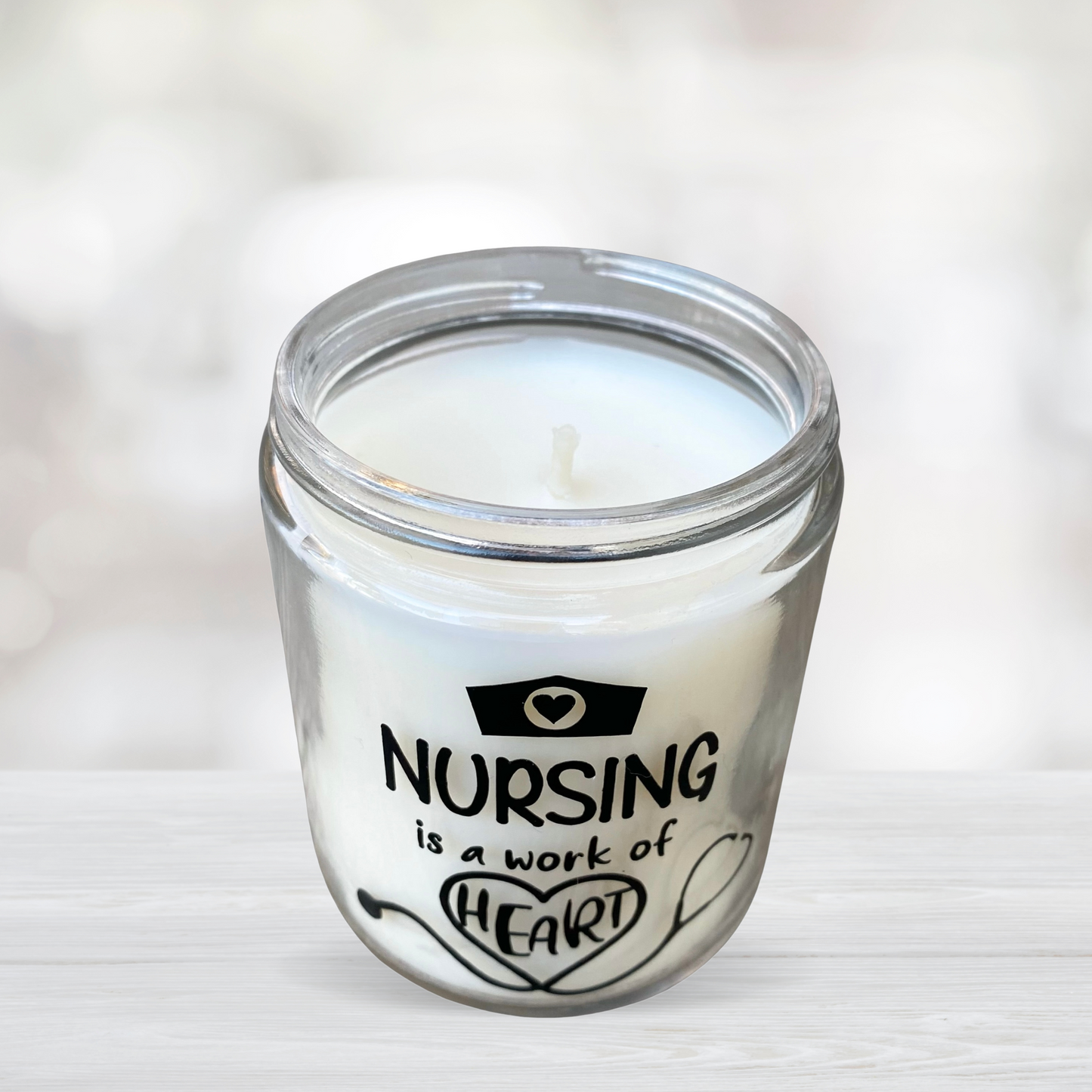 Nursing is a Work of Heart Scented Candle