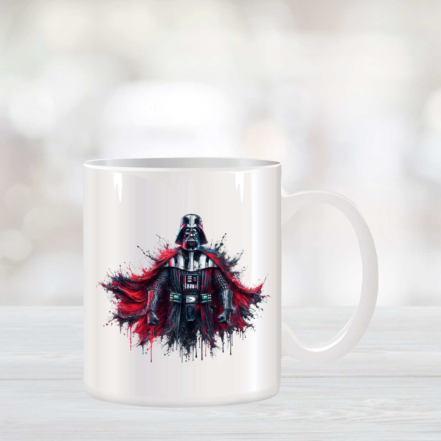 Red and Black Darth Vader Coffee Mug