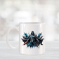 Blue and Black Darth Vader Coffee Mug