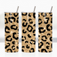 Gold Glitter Cheetah Print 20oz Tumbler