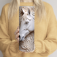 3D Tooled White Horse 20oz Tumbler