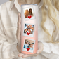 Neutral Ombre Heart Polaroid Photos 20oz Tumbler