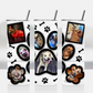 Gray Wood Grain Dog Paw Custom Photo 20oz Tumbler