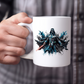 Blue and Black Darth Vader Coffee Mug