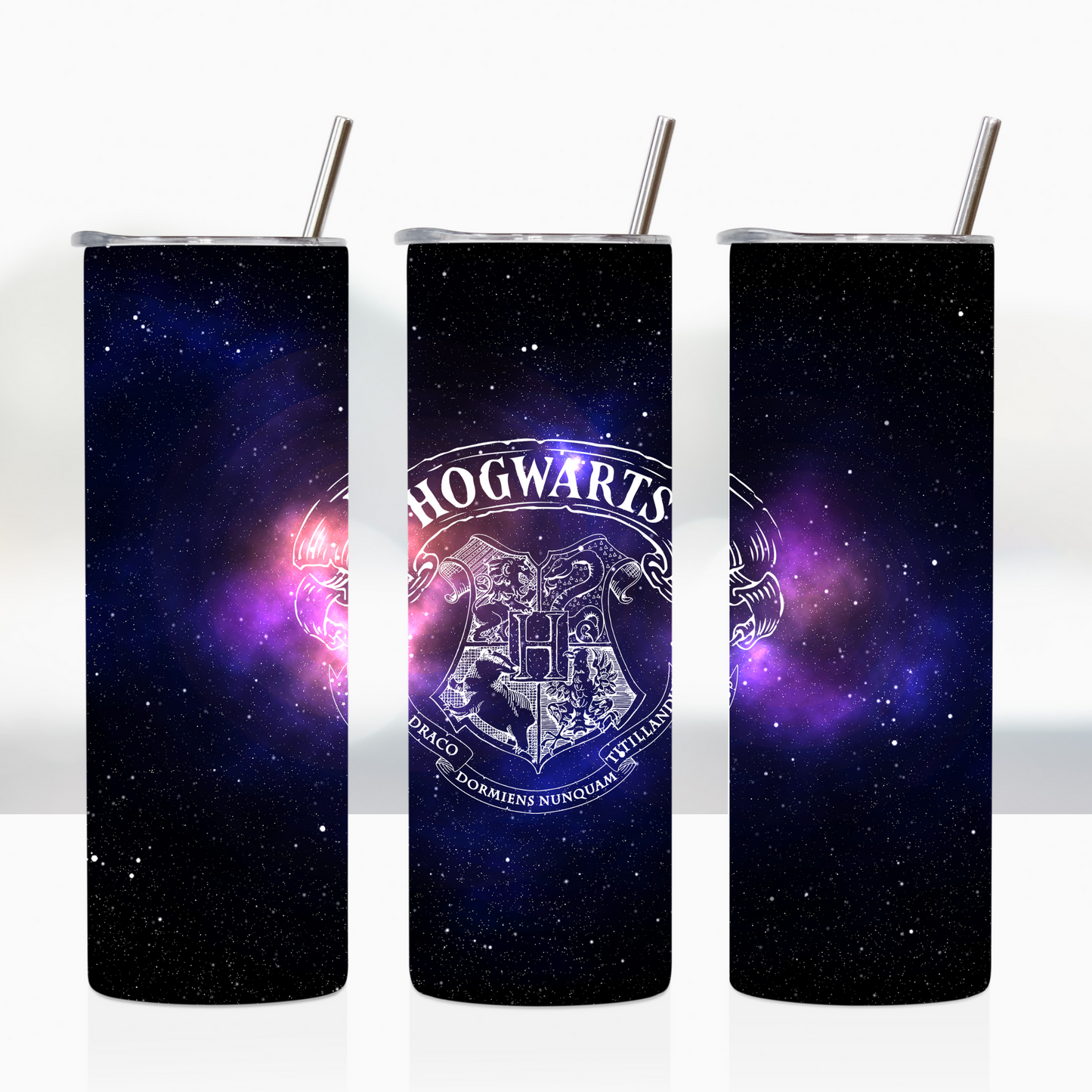 Galaxy Harry Potter Crest  20oz Tumbler