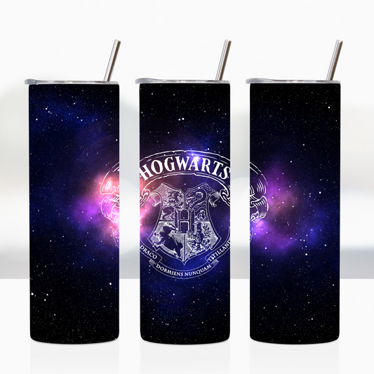 Galaxy Harry Potter Crest  20oz Tumbler