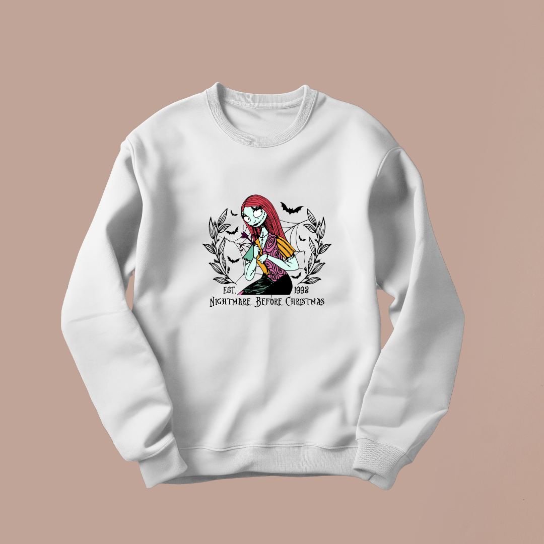 Sally Nightmare Before Christmas Women's Fall / Halloween Sweatshirt