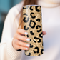 Gold Glitter Cheetah Print 20oz Tumbler