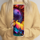 3D Colorful Psychedelic Sunflower 20oz Tumbler