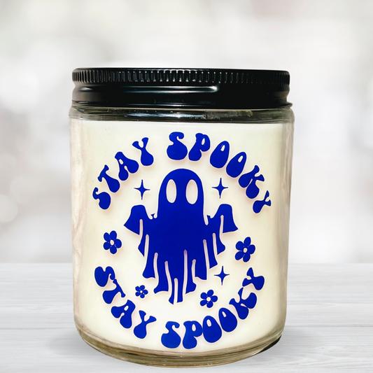 Hippie Ghost Stay Spooky Halloween Season Scented Candle