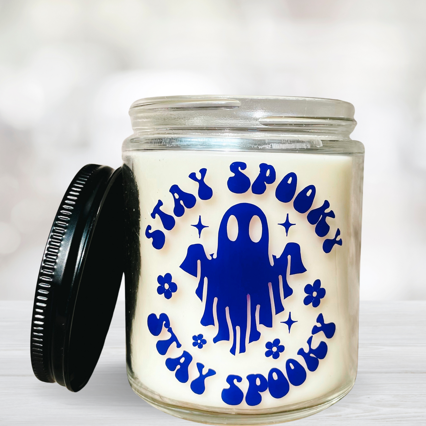 Hippie Ghost Stay Spooky Halloween Season Scented Candle