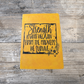 Strength is What We Gain From the Madness We Survive Distressed Journal - Writing Journal - Diary - Writers Gift