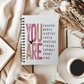 You Are Affirmation Notebook - Daily Notebook - Writing Notebook - Writers Gift - Writers Gift - Notebook Gift