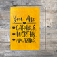 You are Capable Worthy Amazing Journal - Distressed Journal - Writing Journal - Diary - Writers Gift - Diary Gift - Journal Gift