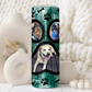 Green Wood Grain Dog Paw Custom Photo 20oz Tumbler