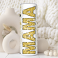 Mama Gold Glitter Leopard Print Custom Photo 20oz Tumbler