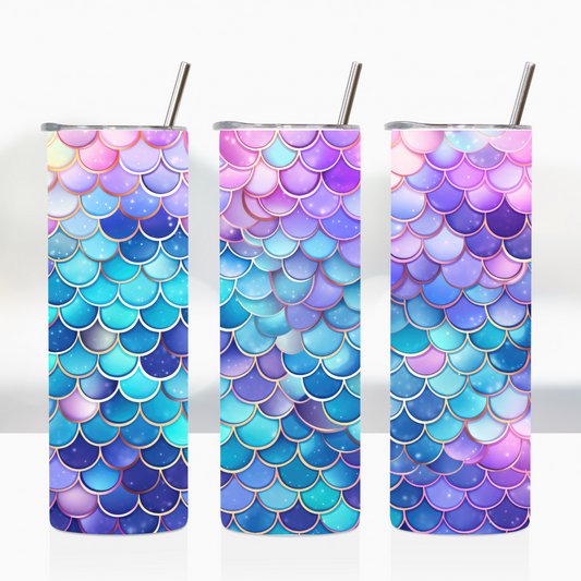 Pastel Mermaid 20oz Tumbler