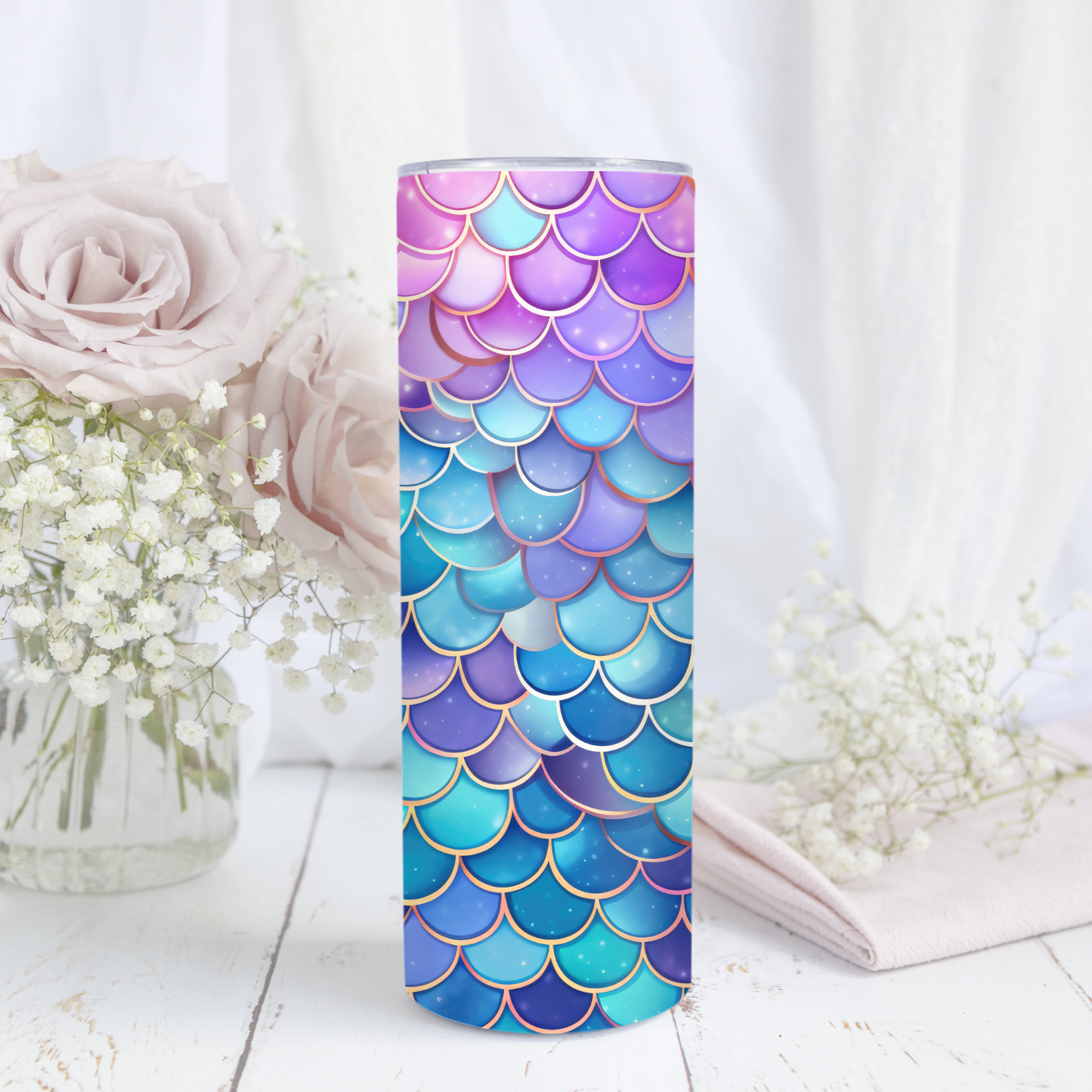 Pastel Mermaid 20oz Tumbler