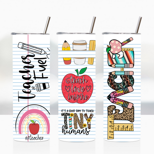 Teacher Fuel 20oz Tumbler