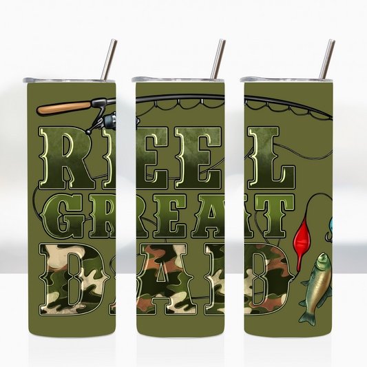 Reel Great Dad Father's Day 20oz Tumbler