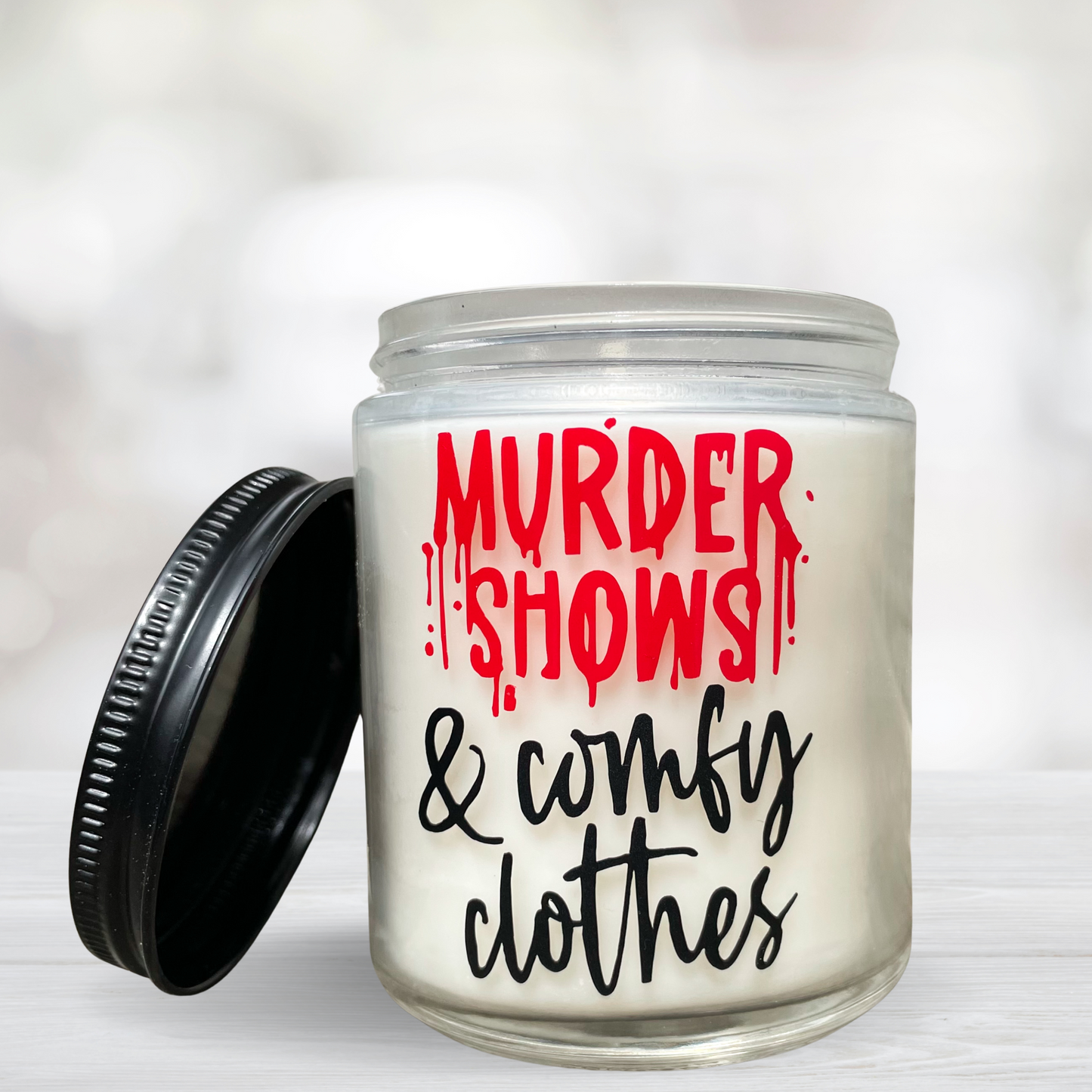 Murder Shows and Comfy Clothes Scented Candle