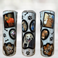 Rustic Gray Wood Grain Dog Paw Custom Photo 20oz Tumbler
