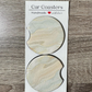 Blush Marble Swirl Car Coasters - Cute Car Coasters - Car Accessories - Cup Holder Coasters - Gifts for Her - Gifts Under 10