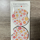 Pink and Yellow Flowers Car Coasters - Cute Car Coasters - Car Accessories - Cup Holder Coasters - Gifts for Her - Gifts Under 10