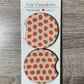 Strawberry Car Coasters - Cute Car Coasters - Car Accessories - Cup Holder Coasters - Gifts for Her - Gifts Under 10
