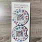Colorful Dog Mama Car Coasters - Cute Car Coasters - Car Accessories - Cup Holder Coasters - Gifts for Her - Gifts Under 10