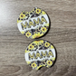 Sunflower Mama Car Coasters - Cute Car Coasters - Car Accessories - Cup Holder Coasters - Gifts for Her - Gifts Under 10