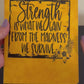 Strength is What We Gain From the Madness We Survive Distressed Journal - Writing Journal - Diary - Writers Gift