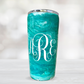 Monogram Teal Tumbler