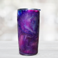 Pink, Purple & Blue Tie Dye Swirl Style Tumbler