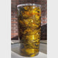 Hufflepuff Inspired Black, Yellow, & Gold Tumbler