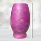Pink and Purple Swirl Flower Vase