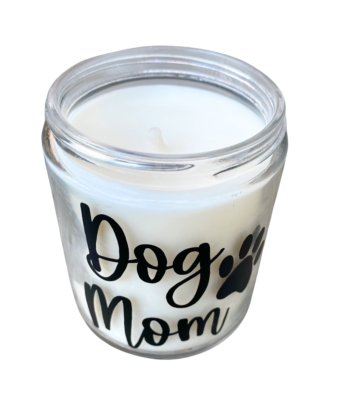 Personalized Dog Mom Candle with Your Dog's Name