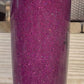 Death Before Decaf Goth Glam Pink Glitter Tumbler