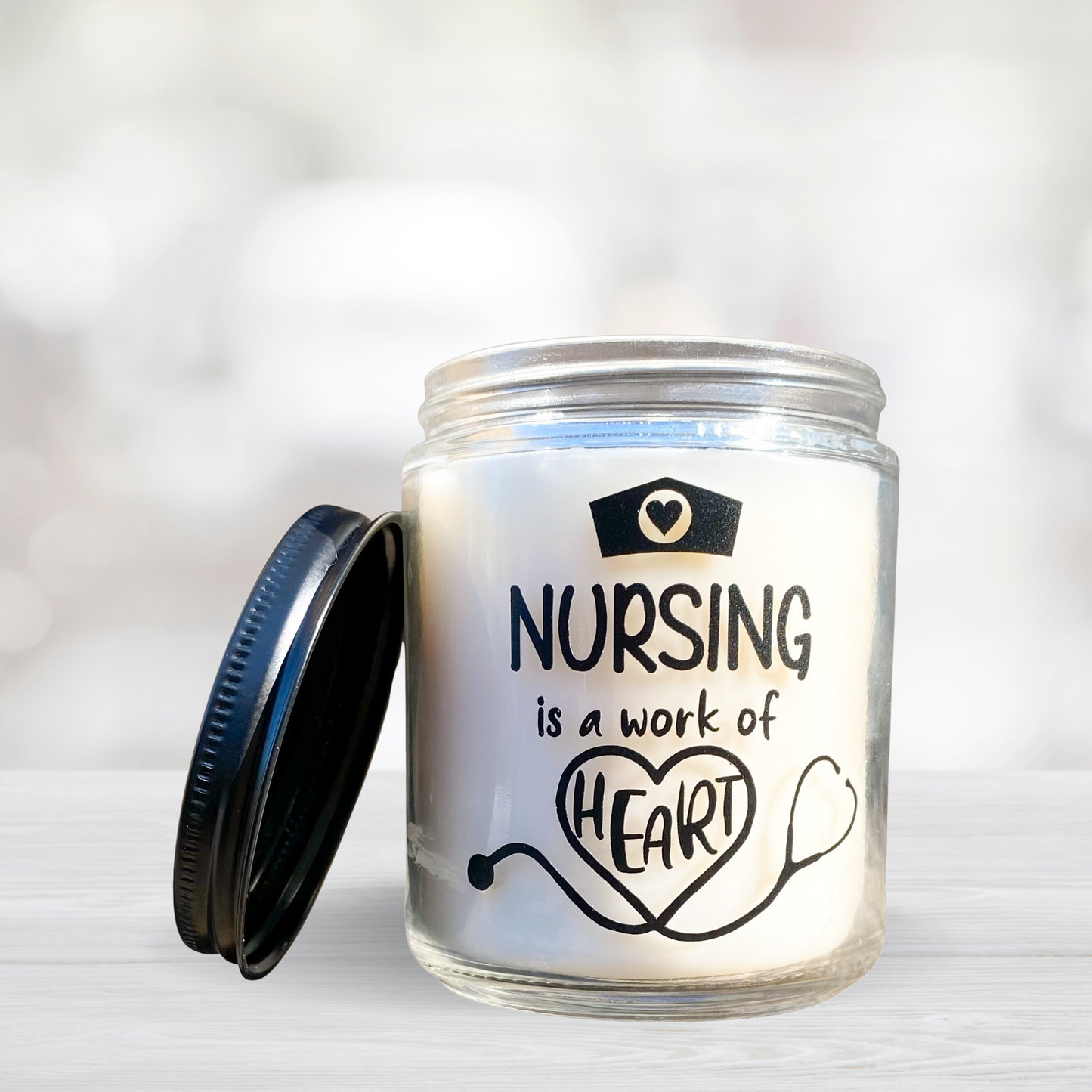 Nursing is a Work of Heart Scented Candle